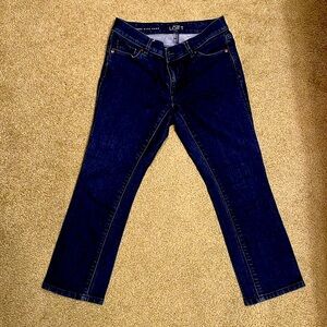 Ann Taylor Loft crop stretch jeans.